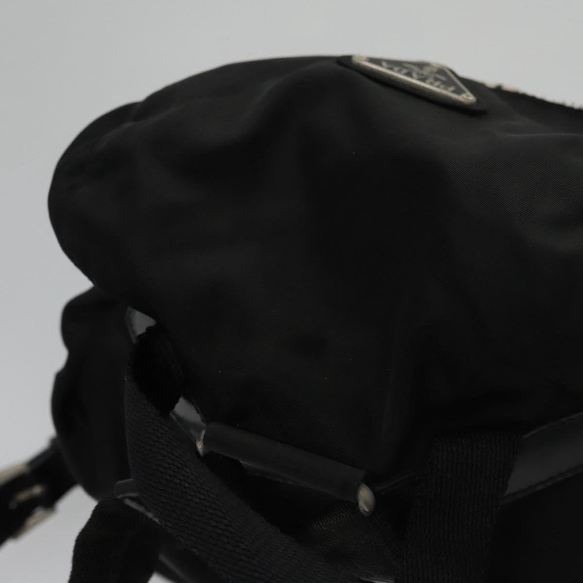 PRADA Backpack Nylon Black Auth 104744