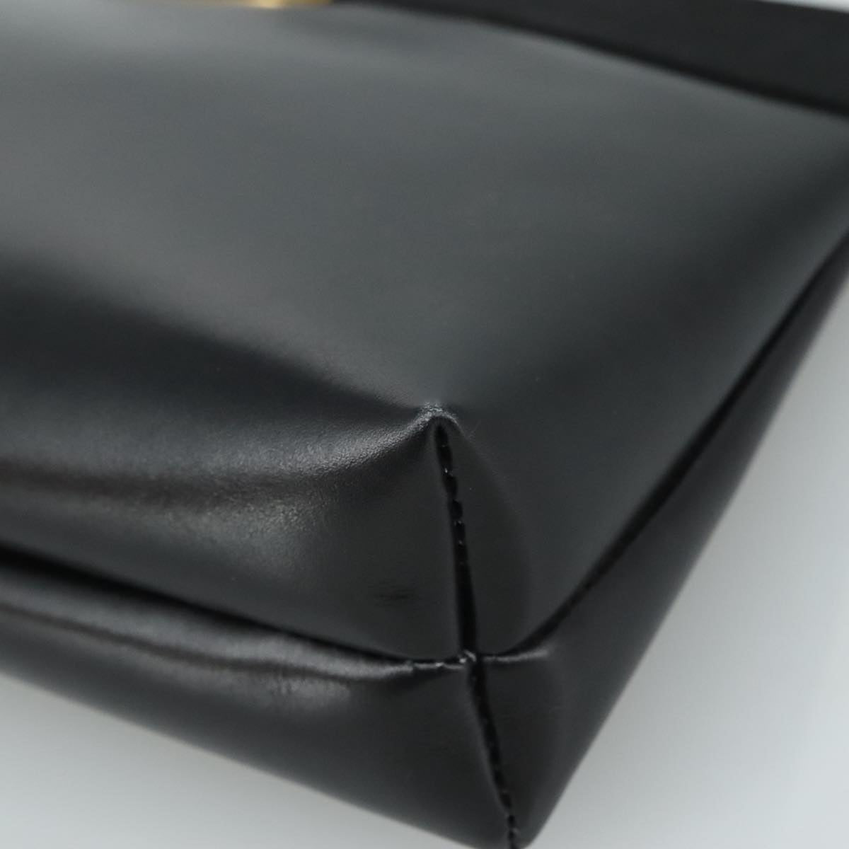 Salvatore Ferragamo Vala Shoulder Bag Leather Black Auth 104804