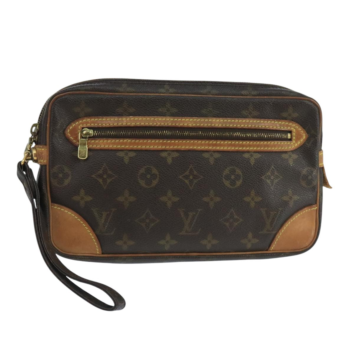 LOUIS VUITTON Monogram Marly Dragonne GM Clutch Bag M51825 LV Auth 104957