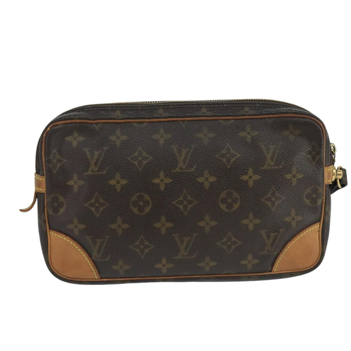LOUIS VUITTON Monogram Marly Dragonne GM Clutch Bag M51825 LV Auth 104957