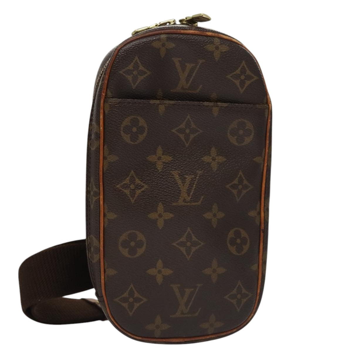 LOUIS VUITTON Monogram Pochette Gange Shoulder Bag M51870 LV Auth 105181