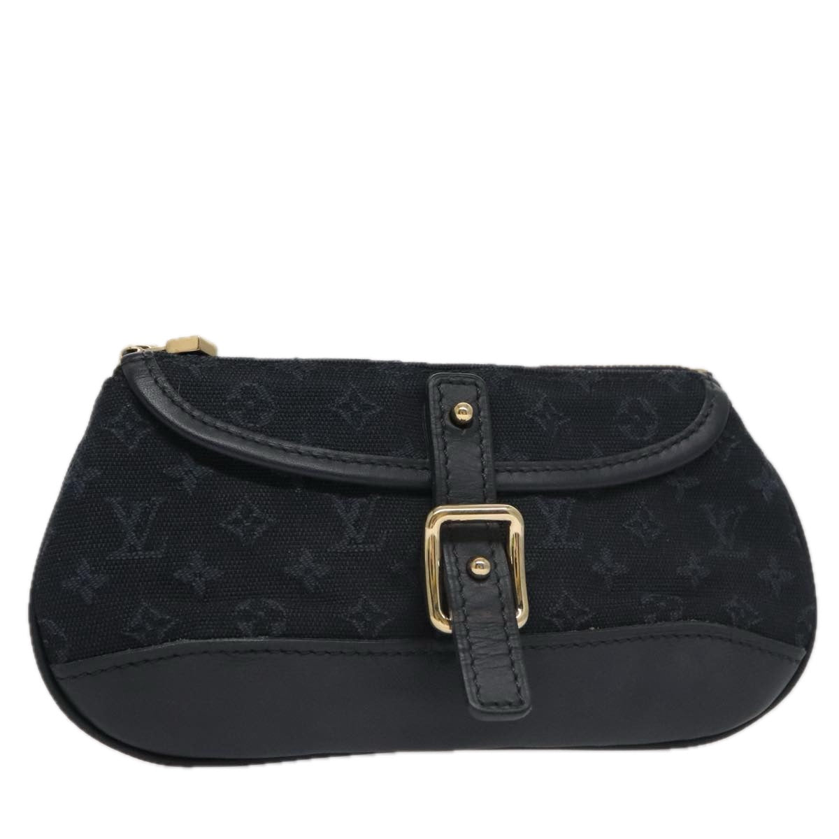 LOUIS VUITTON Monogram Mini Ansophie Pouch TST Blue M92697 LV Auth 105191