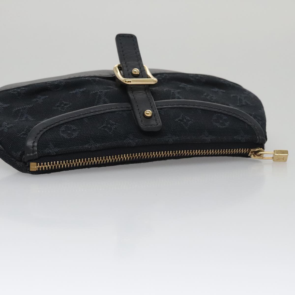 LOUIS VUITTON Monogram Mini Ansophie Pouch TST Blue M92697 LV Auth 105191