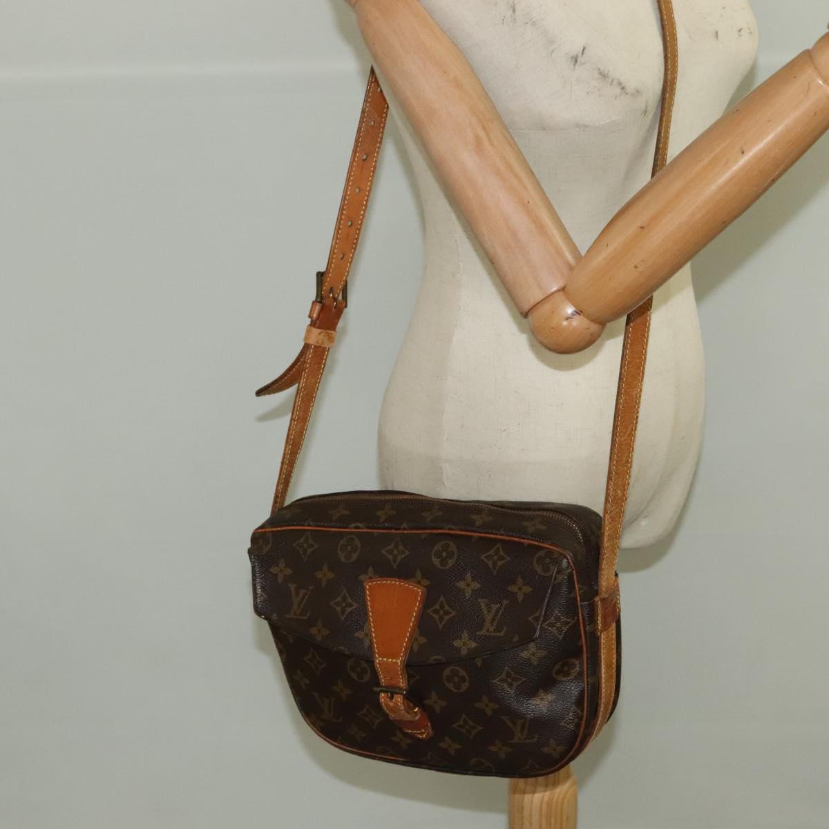 LOUIS VUITTON Monogram Jeune Fille GM Shoulder Bag M51225 LV Auth 105244