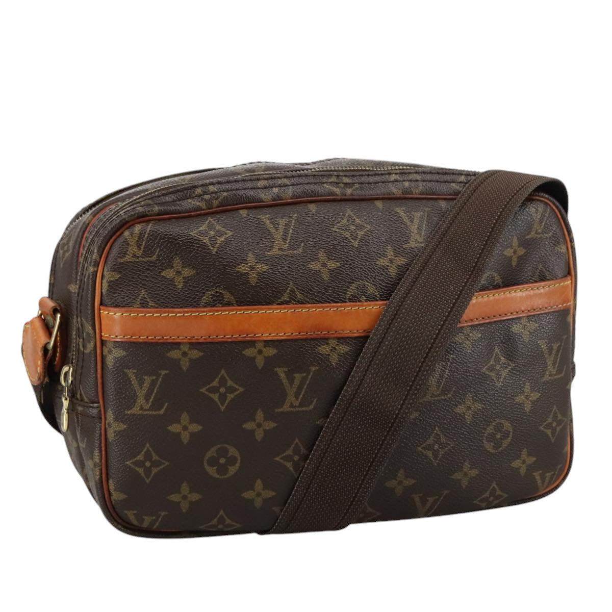 LOUIS VUITTON Monogram Reporter PM Shoulder Bag M45254 LV Auth 105250