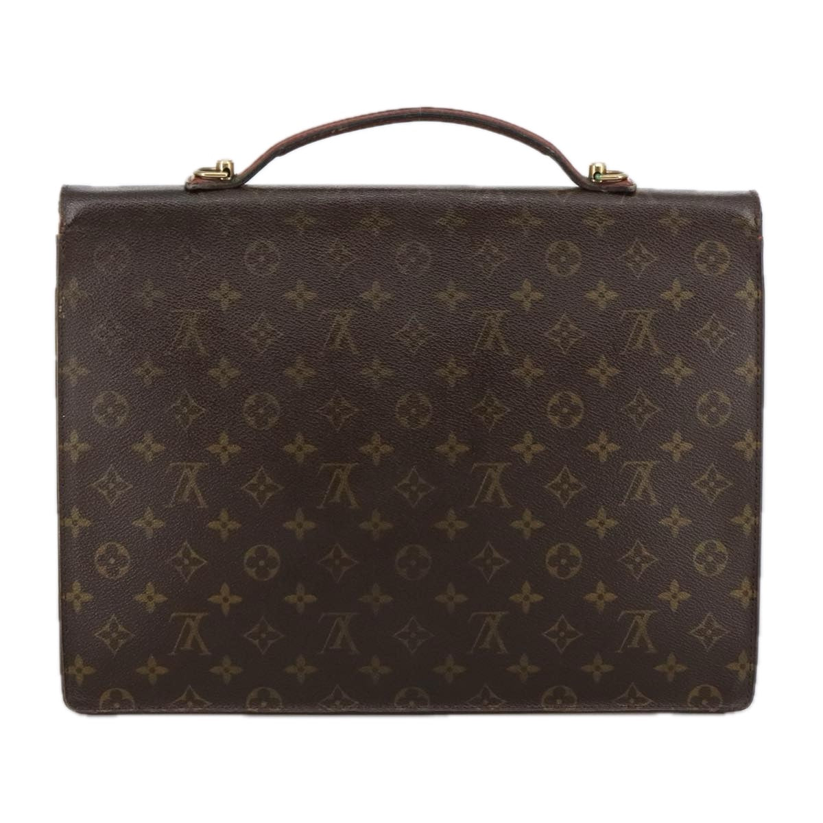 LOUIS VUITTON Monogram Porte Documents Bandouliere Bag M53338 LV Auth 105277