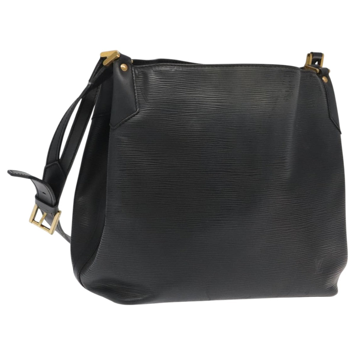 LOUIS VUITTON Epi Mandala MM Shoulder Bag Black M58892 LV Auth 105298