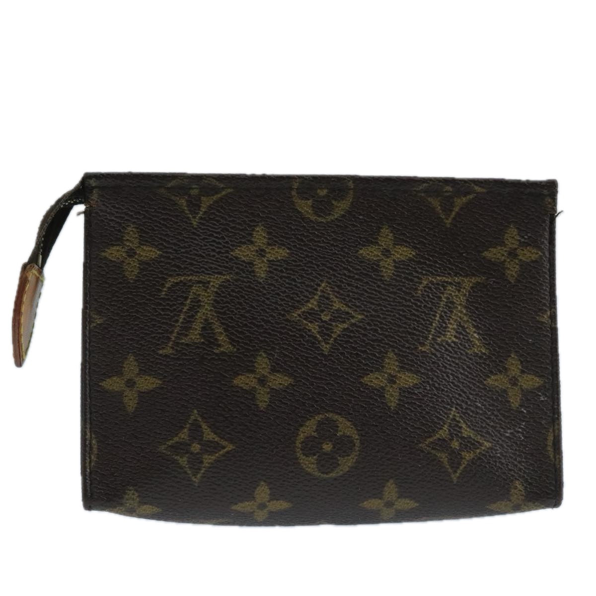 LOUIS VUITTON Monogram Poche Toilette 15 Pouch M47546 LV Auth 105340