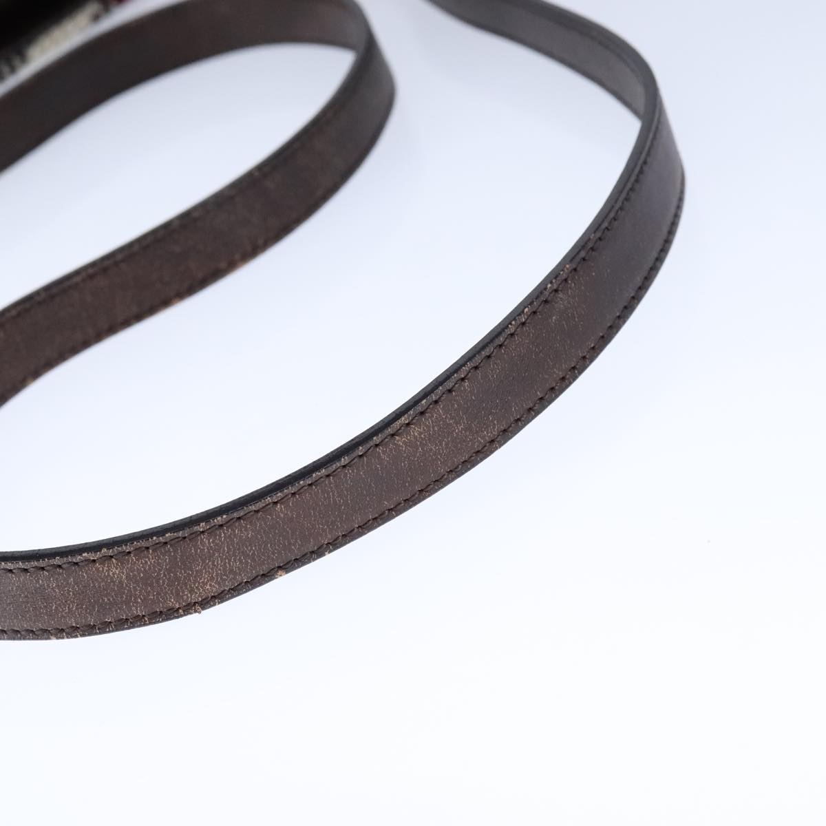 BURBERRY Nova Check Shoulder Bag Beige Auth 105382