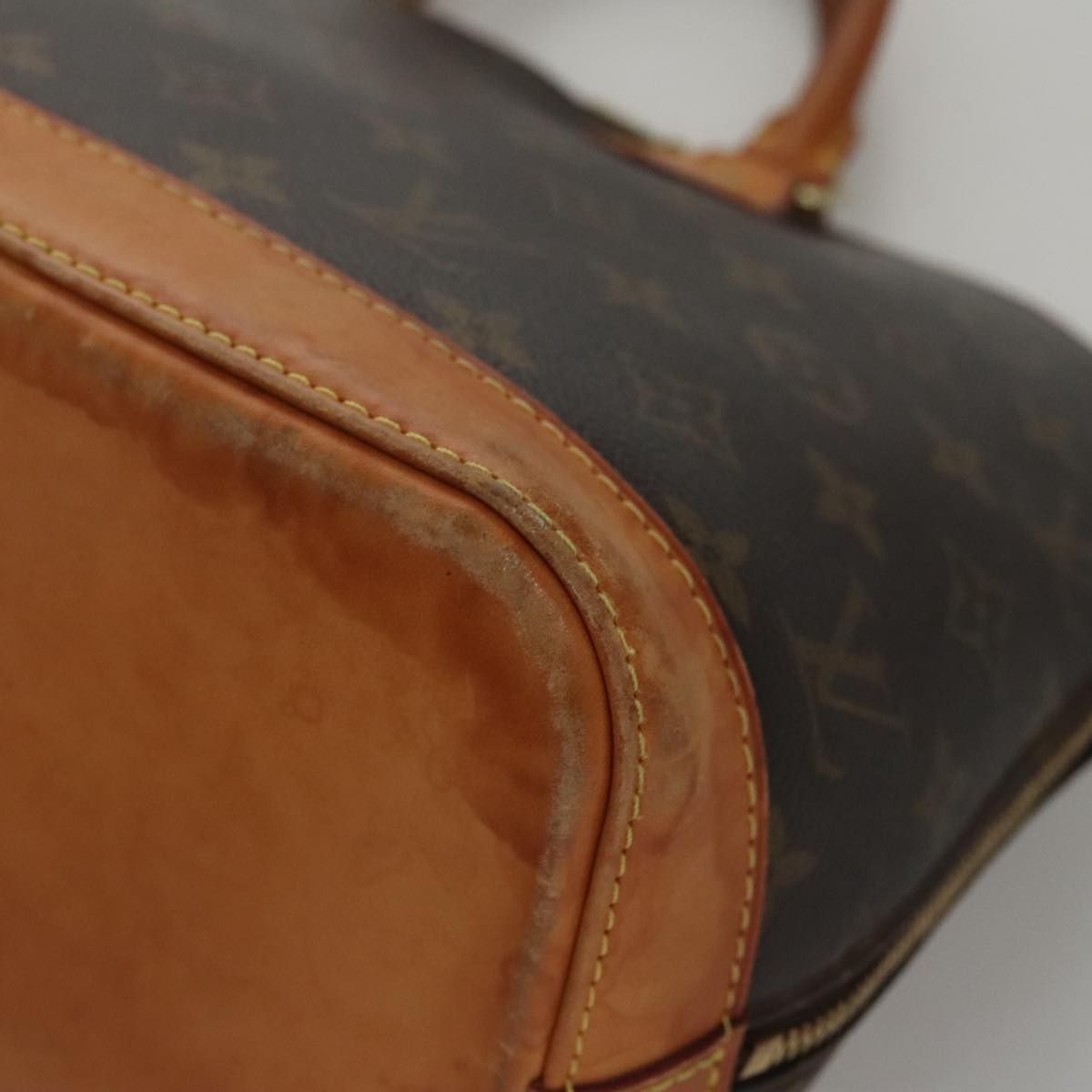 LOUIS VUITTON Monogram Alma Hand Bag M51130 LV Auth 105390