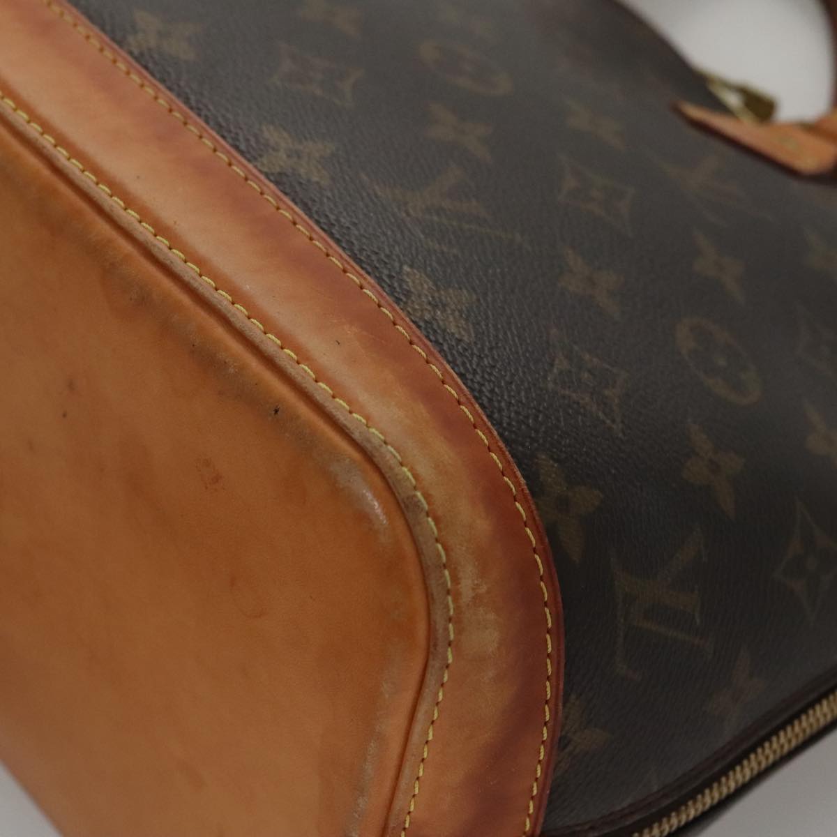 LOUIS VUITTON Monogram Alma Hand Bag M51130 LV Auth 105390