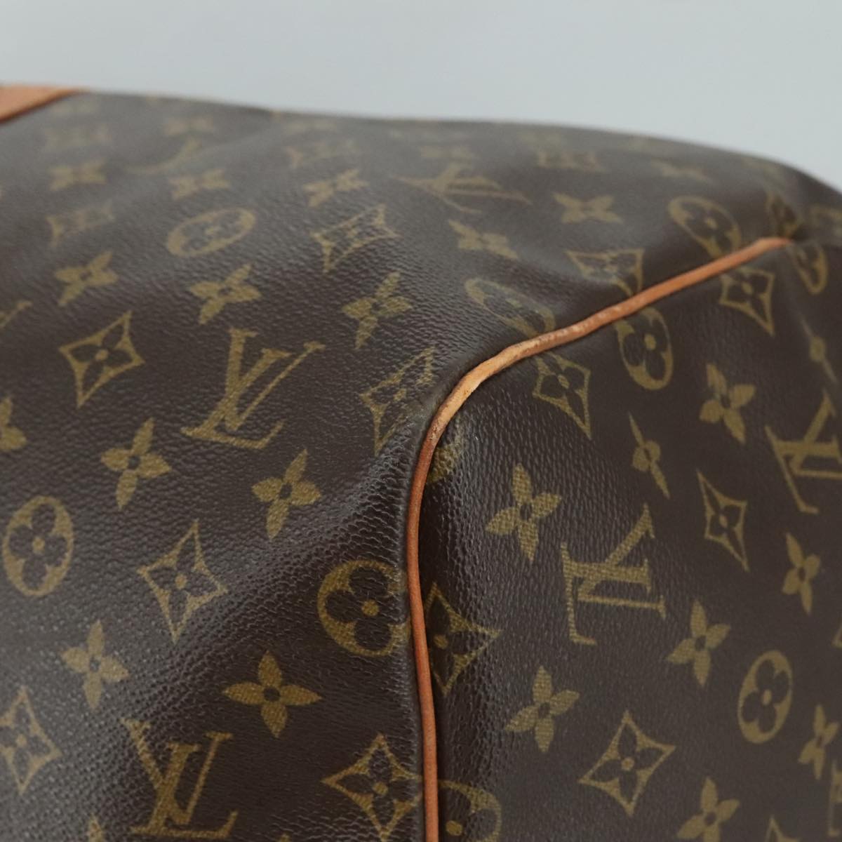 LOUIS VUITTON Monogram Keepall 55 Boston Bag M41424 LV Auth 105412