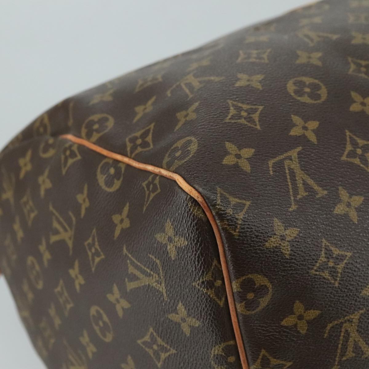 LOUIS VUITTON Monogram Keepall 55 Boston Bag M41424 LV Auth 105412