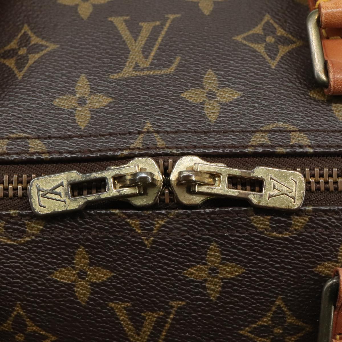 LOUIS VUITTON Monogram Keepall 55 Boston Bag M41424 LV Auth 105412