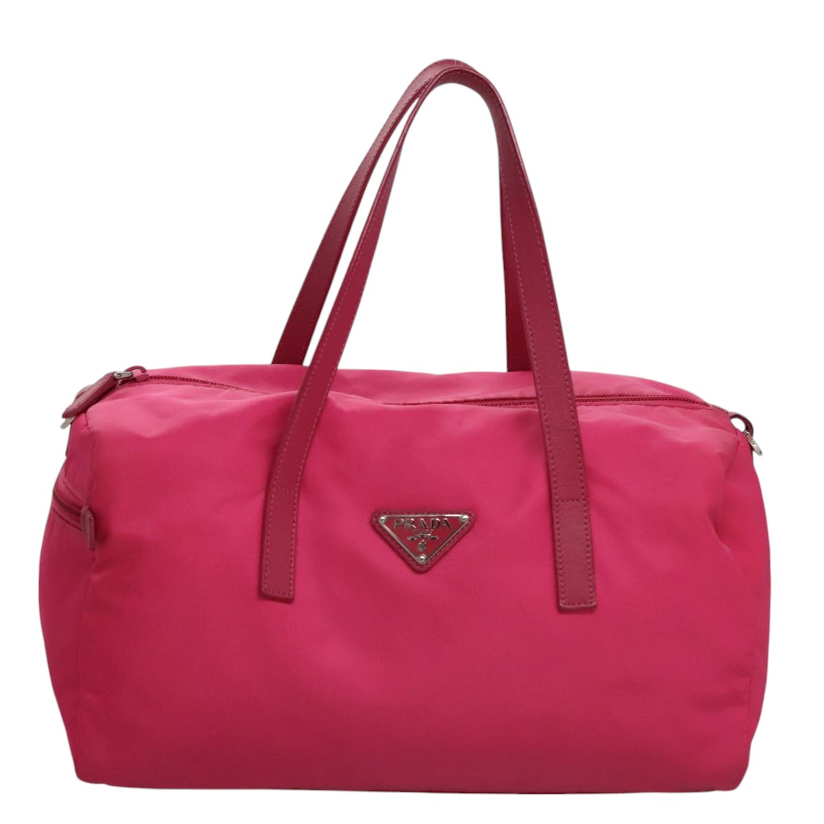 PRADA Hand Bag Nylon 2way Pink Auth 105452V