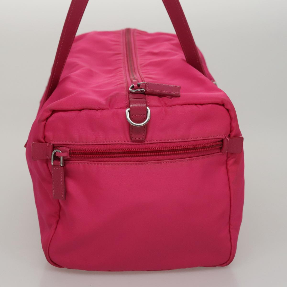 PRADA Hand Bag Nylon 2way Pink Auth 105452V