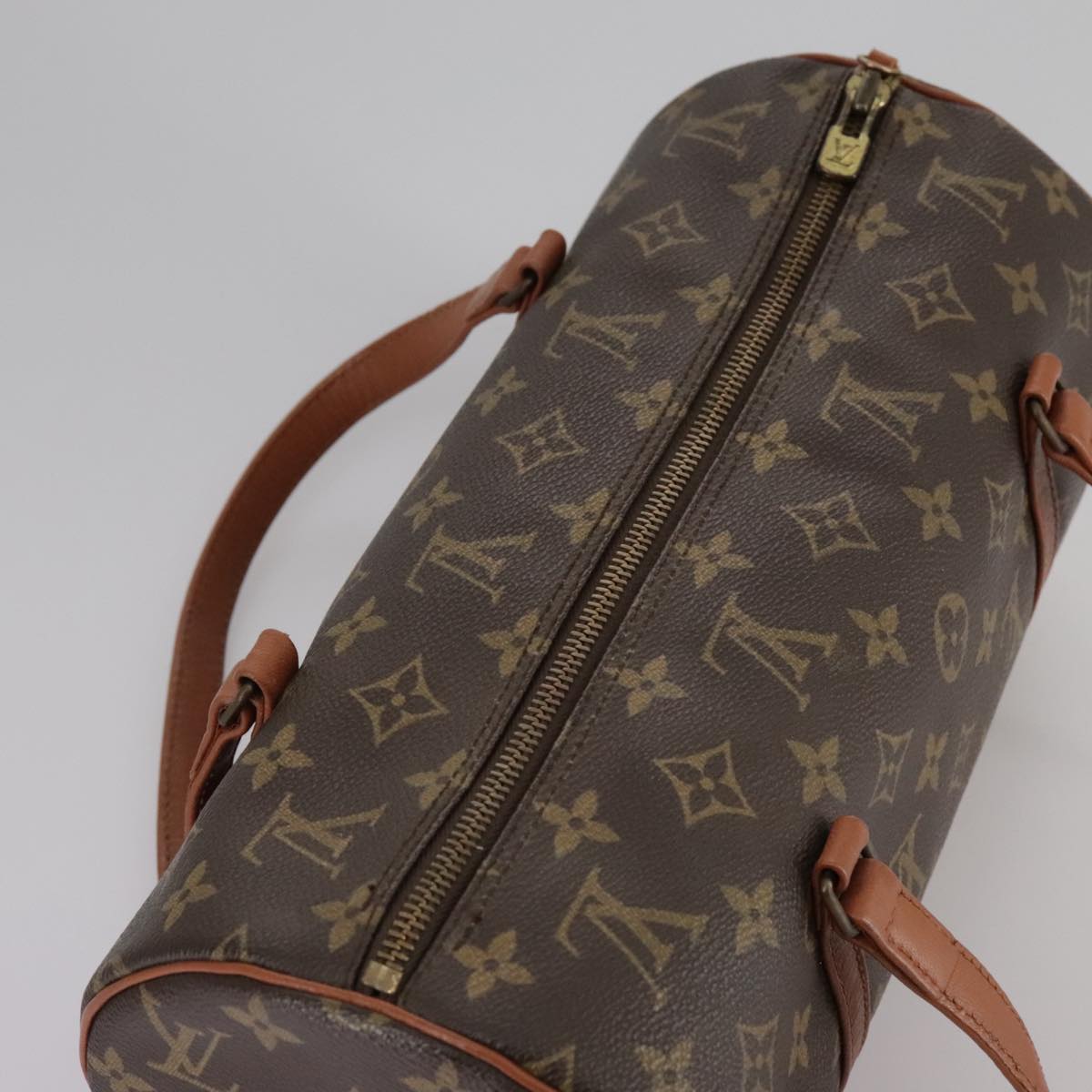 LOUIS VUITTON Monogram Papillon 30 Hand Bag M51385 LV Auth 105527