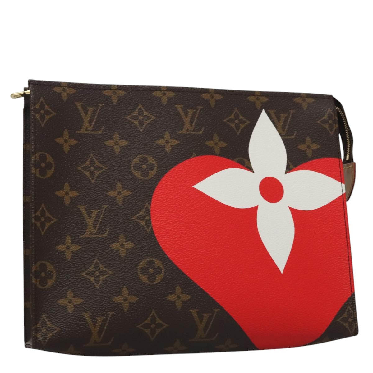 LOUIS VUITTON Monogram Game On Poche Toilette 26 Pouch M80282 LV Auth 105528S
