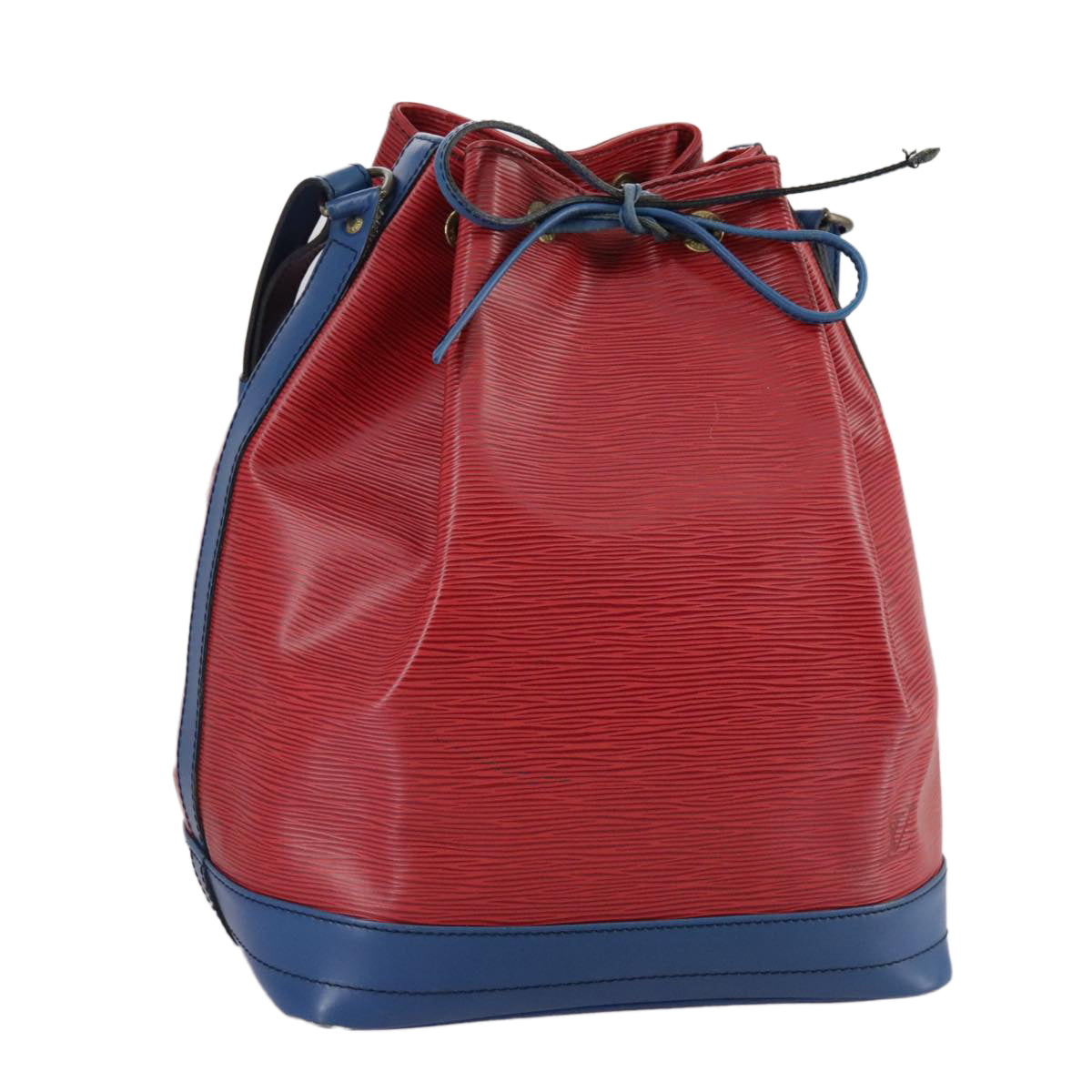 LOUIS VUITTON Epi Noe Shoulder Bag Bicolor Red Blue M44084 LV Auth 105531