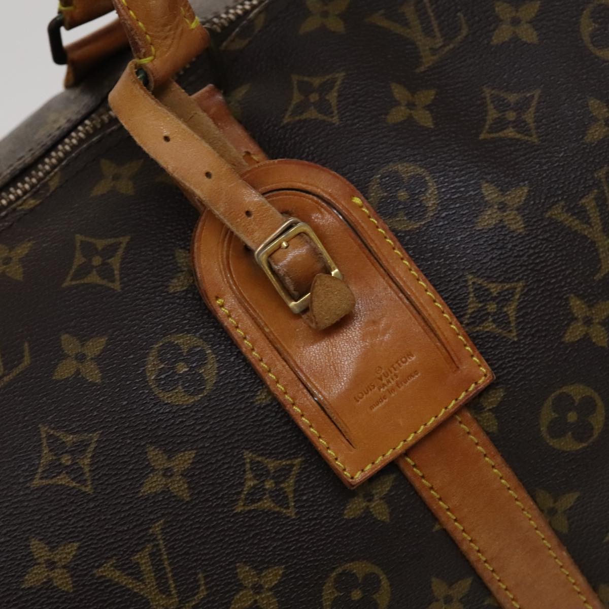 LOUIS VUITTON Monogram Keepall 60 Boston Bag M41422 LV Auth 105538
