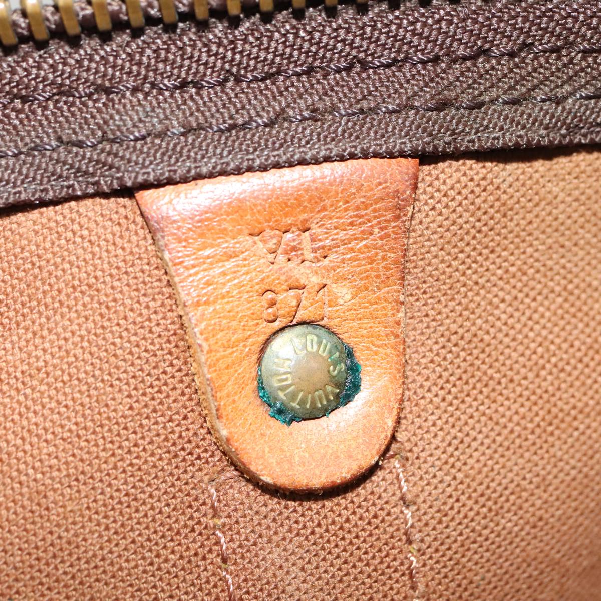 LOUIS VUITTON Monogram Keepall 60 Boston Bag M41422 LV Auth 105538