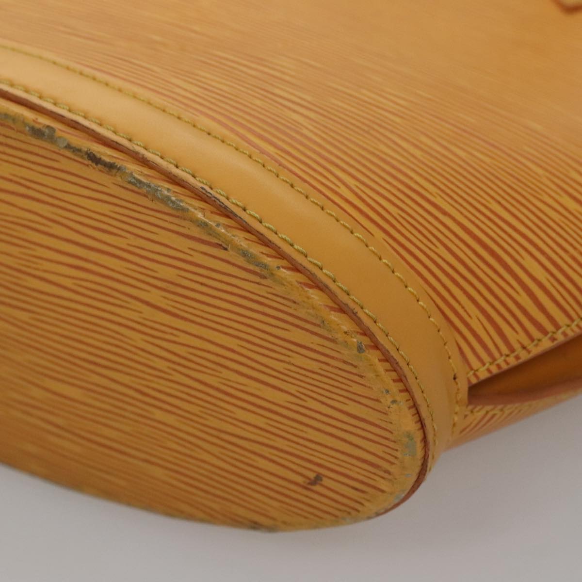 LOUIS VUITTON Epi Saint Jacques Hand Bag Yellow M52279 LV Auth 105583