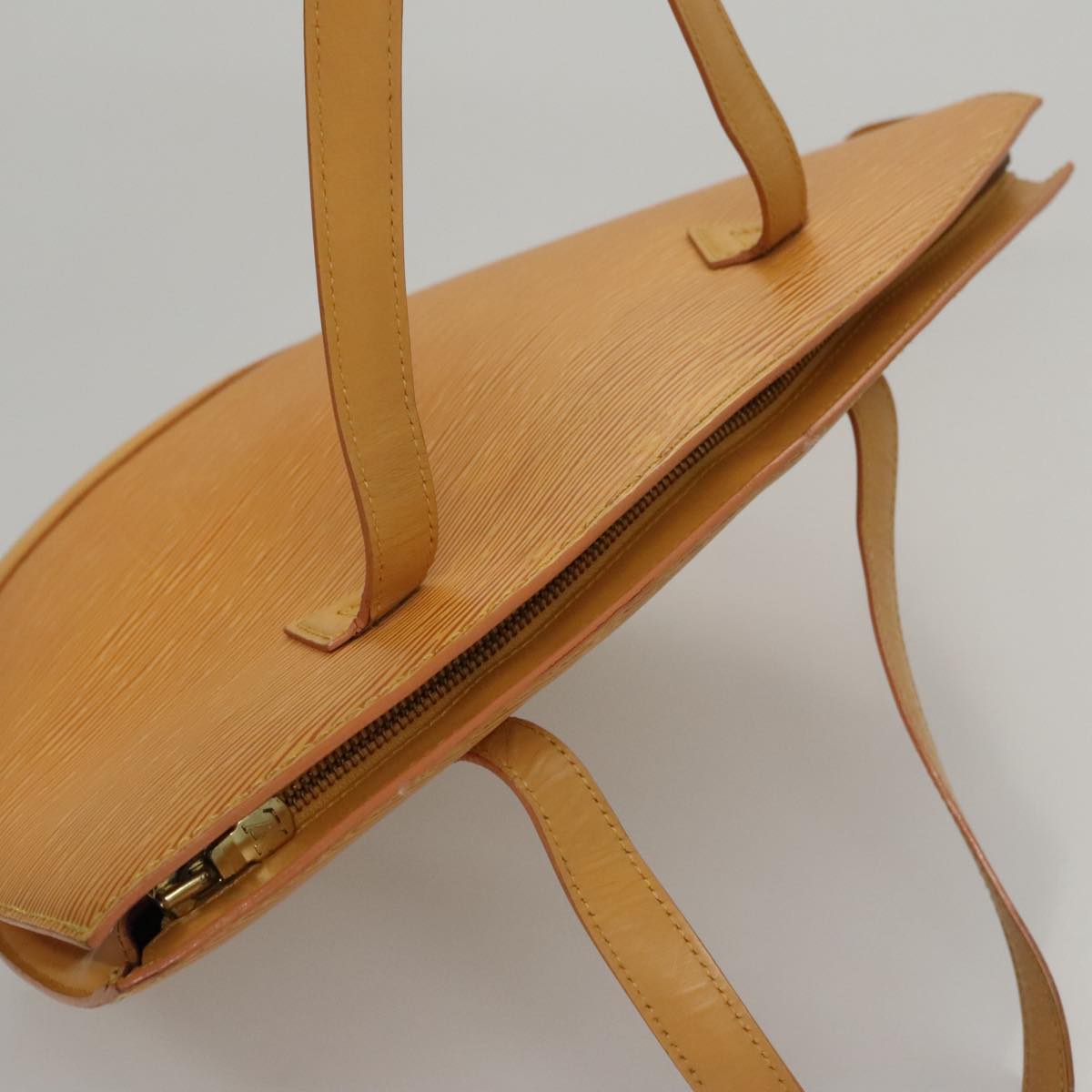 LOUIS VUITTON Epi Saint Jacques Hand Bag Yellow M52279 LV Auth 105583