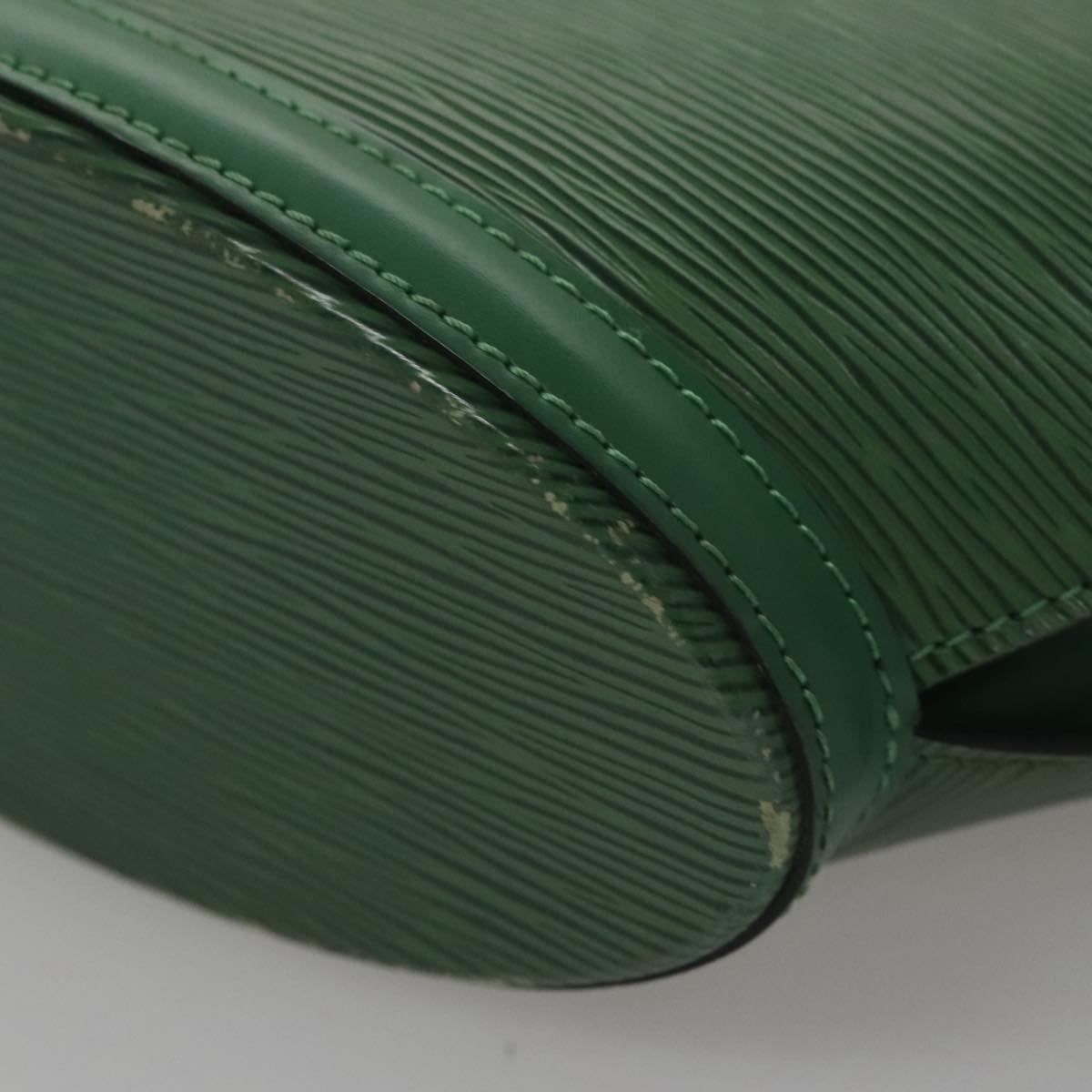 LOUIS VUITTON Epi Saint Jacques Poignees Long Bag Green M52334 LV Auth 105604