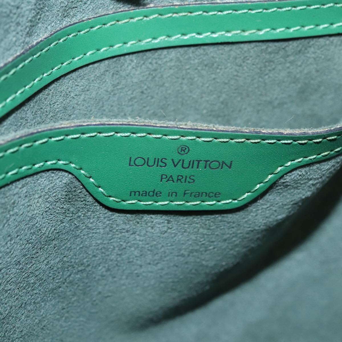 LOUIS VUITTON Epi Saint Jacques Poignees Long Bag Green M52334 LV Auth 105604