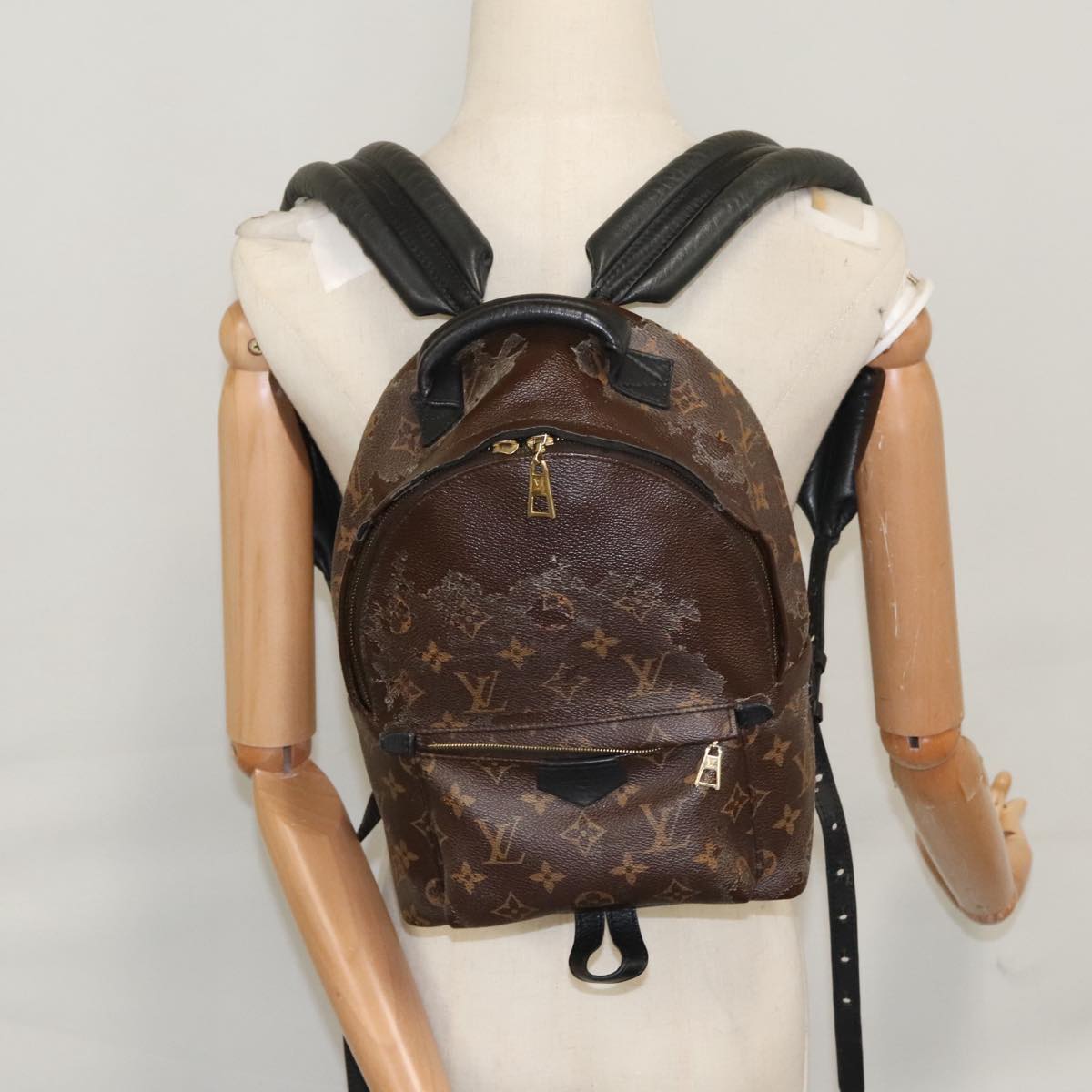 LOUIS VUITTON Monogram Palm Springs PM Backpack M41560 LV Auth 105635