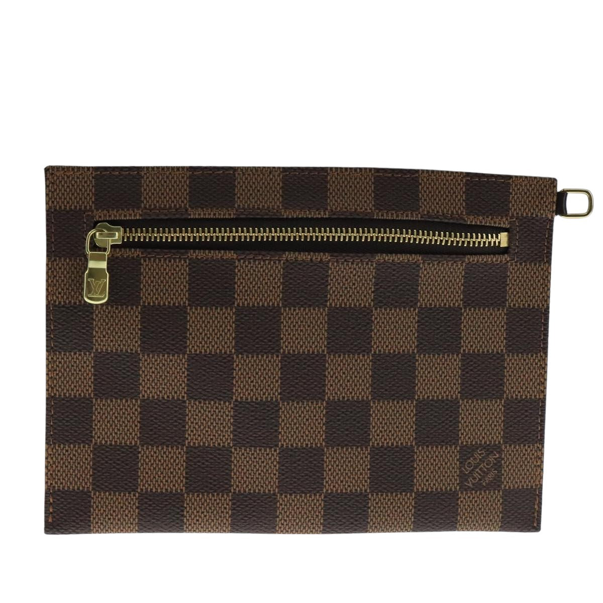 LOUIS VUITTON Damier Ebene Clifton Pouch N51149 LV Auth 105674