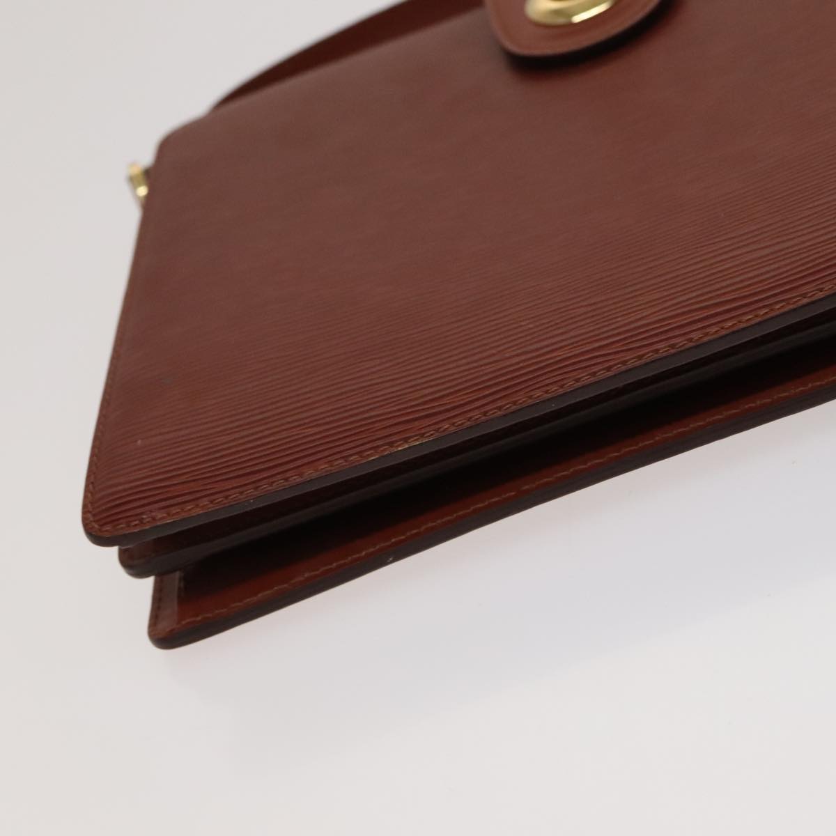 LOUIS VUITTON Epi Capuchin Shoulder Bag Brown M52343 LV Auth 105707