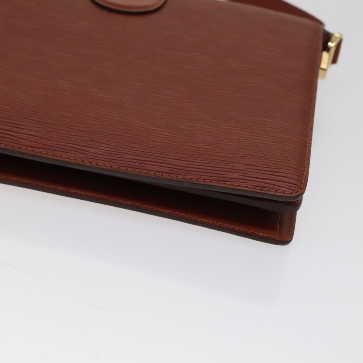LOUIS VUITTON Epi Capuchin Shoulder Bag Brown M52343 LV Auth 105707