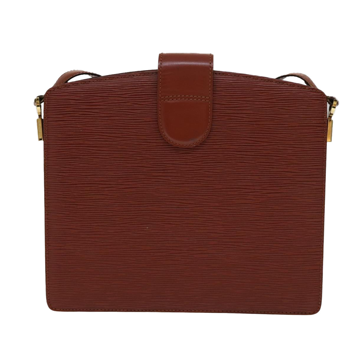 LOUIS VUITTON Epi Capuchin Shoulder Bag Brown M52343 LV Auth 105707