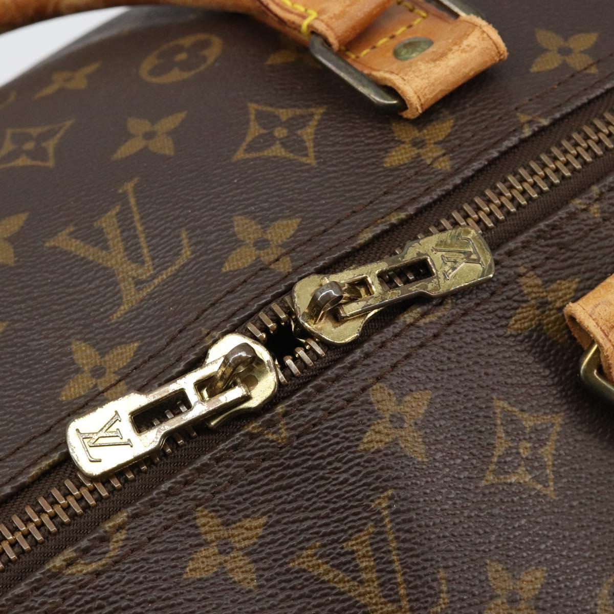 LOUIS VUITTON Monogram Keepall Bandouliere 60 Boston Bag M41412 LV Auth 105725