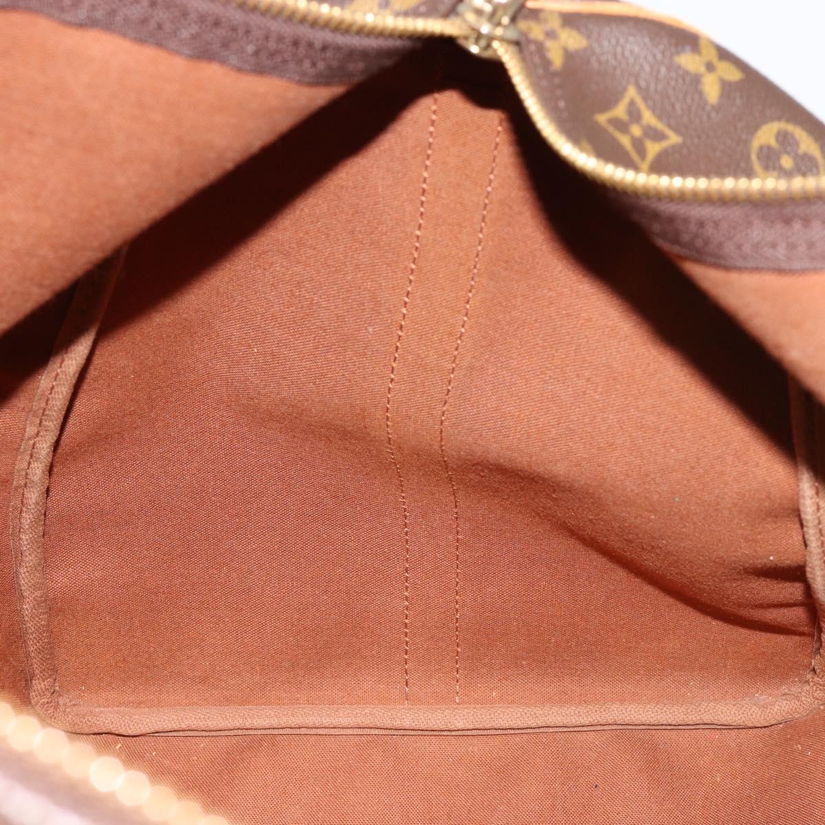 LOUIS VUITTON Monogram Keepall Bandouliere 60 Boston Bag M41412 LV Auth 105725