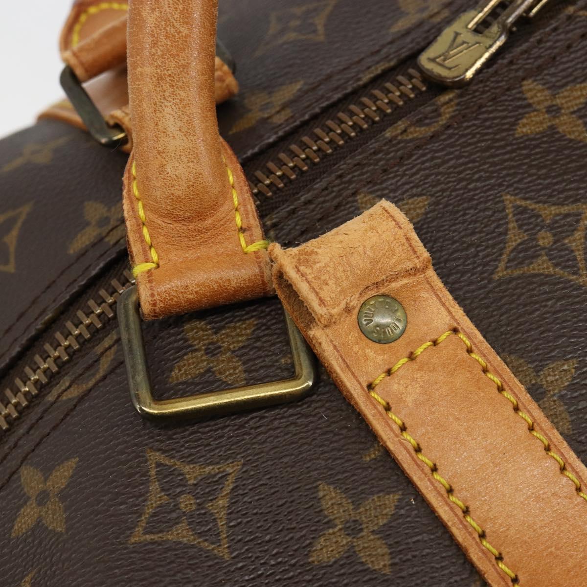 LOUIS VUITTON Monogram Keepall Bandouliere 60 Boston Bag M41412 LV Auth 105725