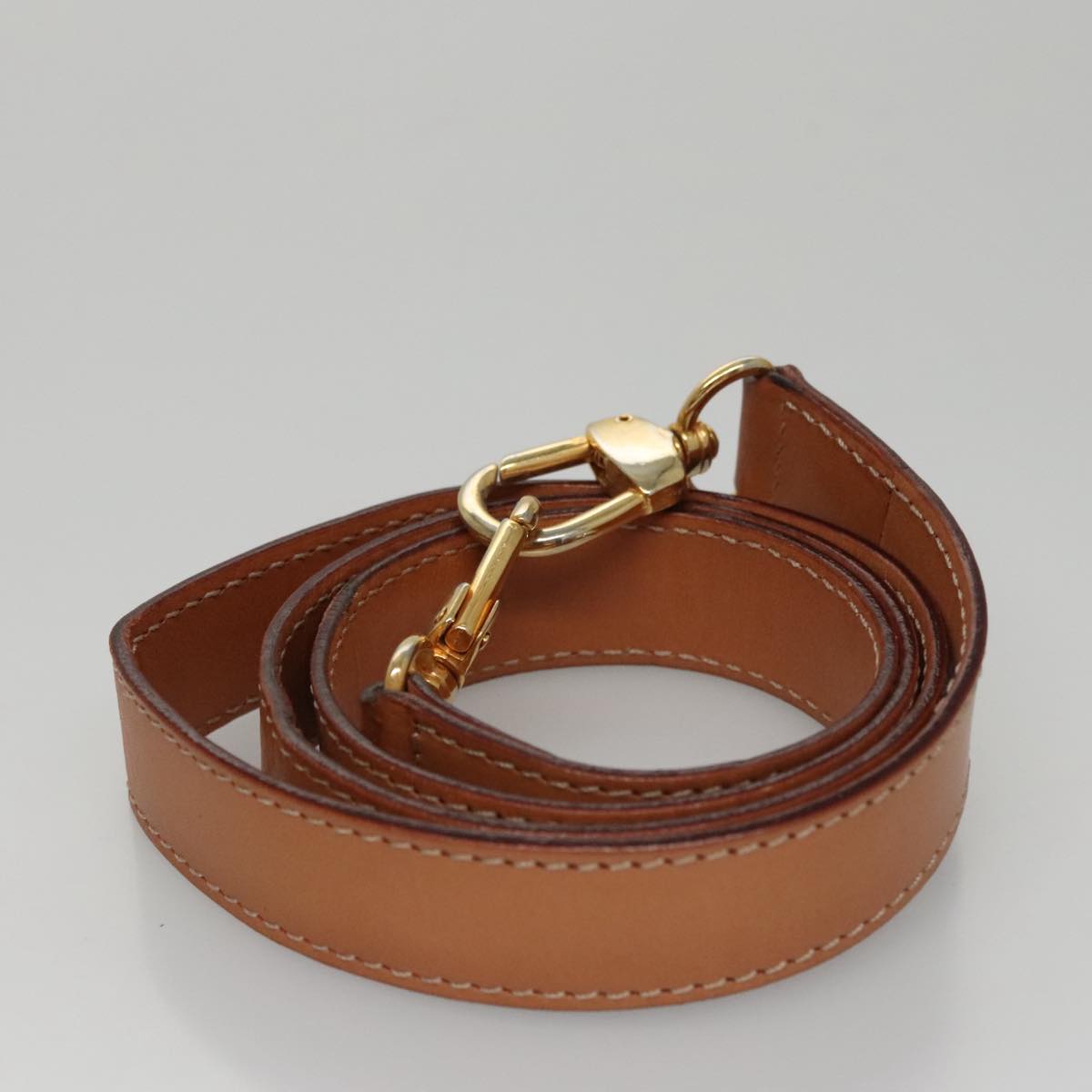 CELINE Macadam Canvas Hand Bag PVC Leather 2way Brown Auth 105732