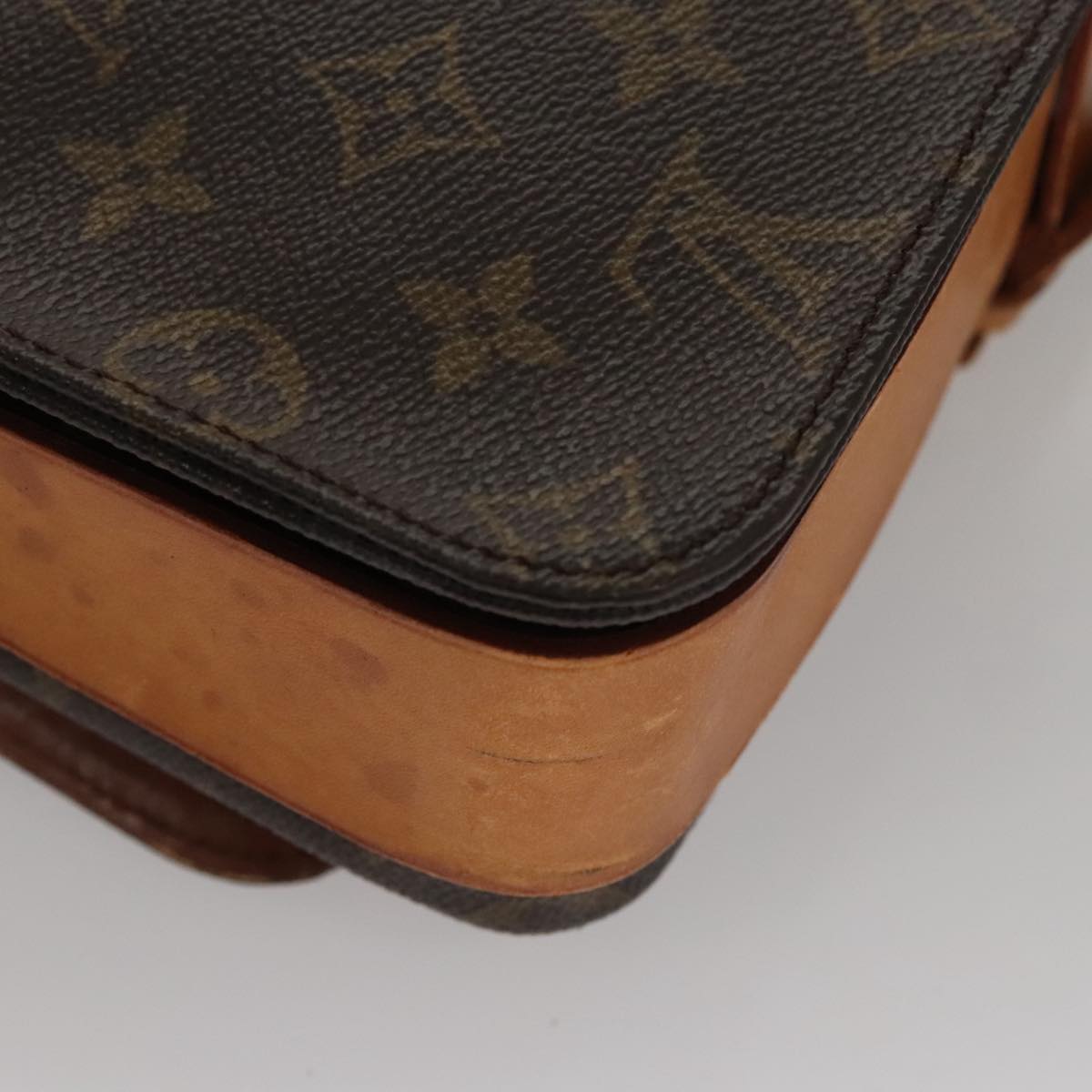 LOUIS VUITTON Monogram Cartouchiere GM Shoulder Bag M51252 LV Auth 105789