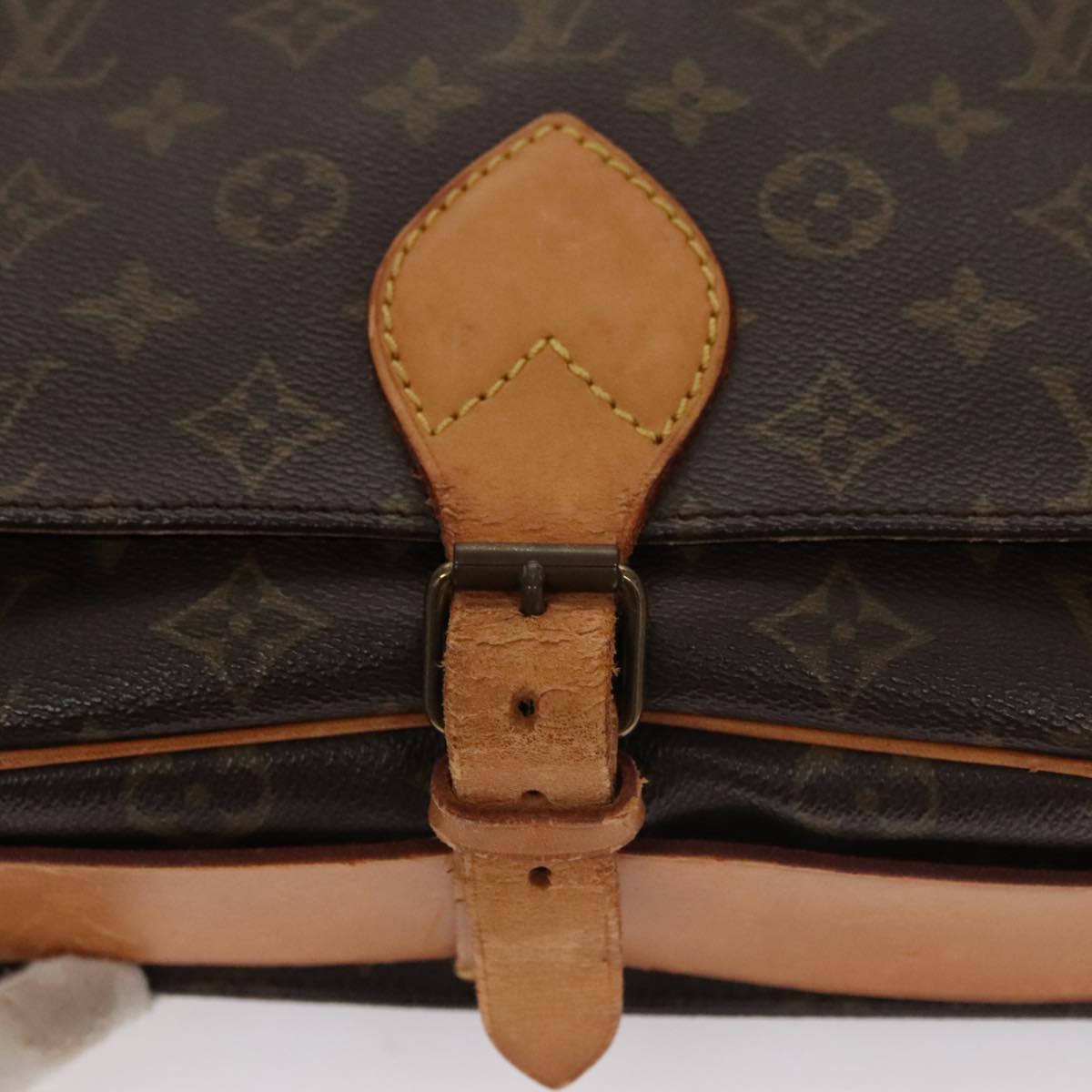 LOUIS VUITTON Monogram Cartouchiere GM Shoulder Bag M51252 LV Auth 105789