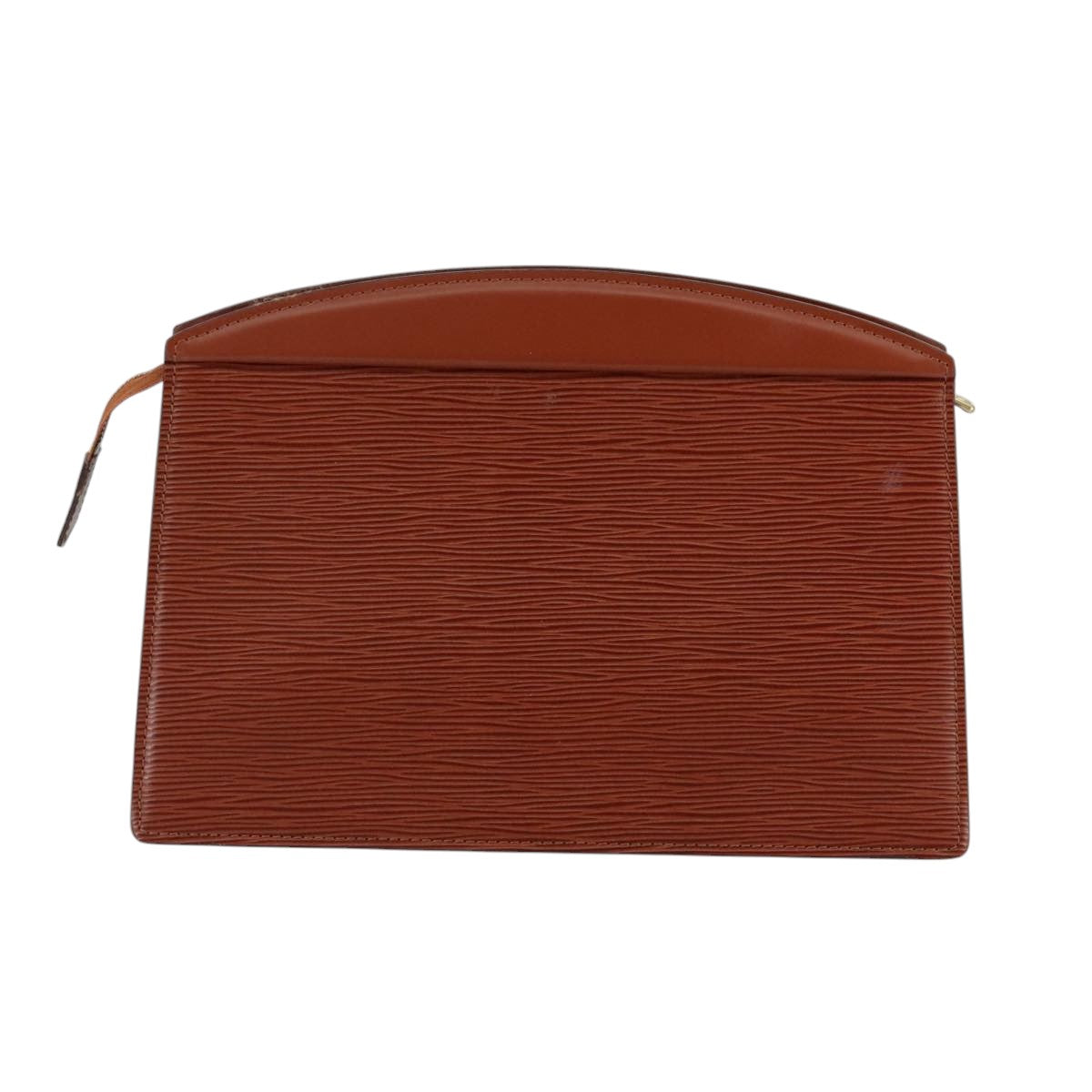 LOUIS VUITTON Epi Trousse Crete Pouch Brown M48403 LV Auth 105806