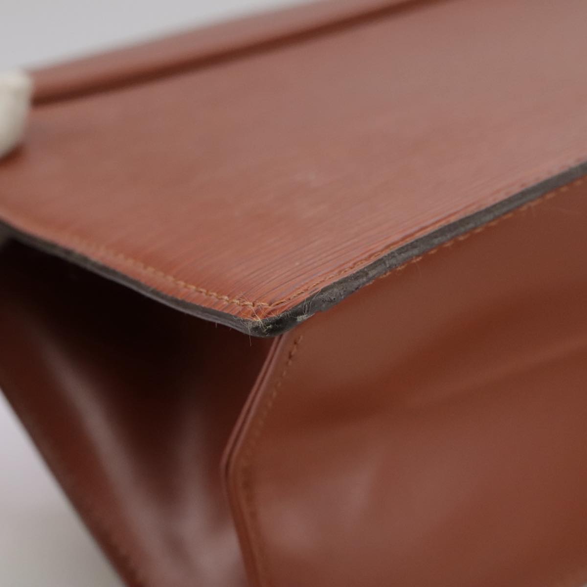 LOUIS VUITTON Epi Trousse Crete Pouch Brown M48403 LV Auth 105806