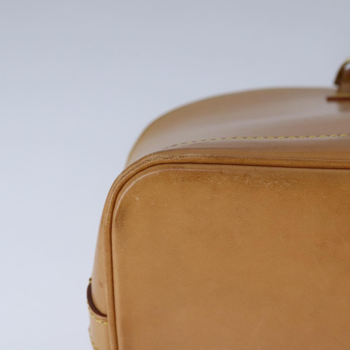 LOUIS VUITTON Nomad leather Alma Hand Bag Brown M85394 LV Auth 105829V