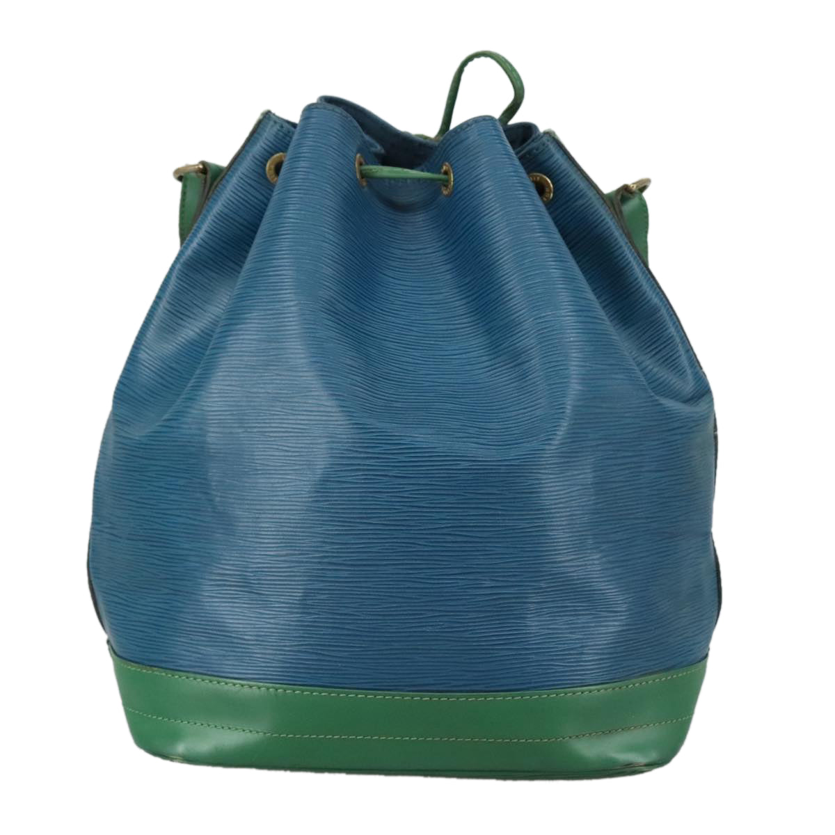 LOUIS VUITTON Epi Noe Shoulder Bag Bicolor Green Blue M44044 LV Auth 105832