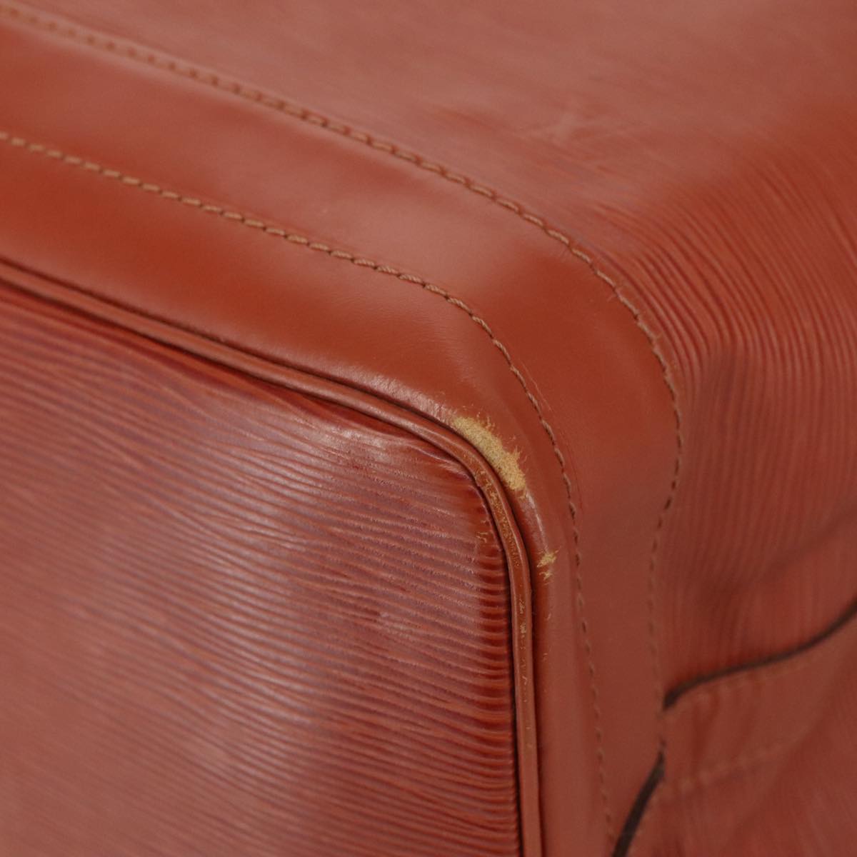 LOUIS VUITTON Epi Noe Shoulder Bag Brown M44028 LV Auth 105871