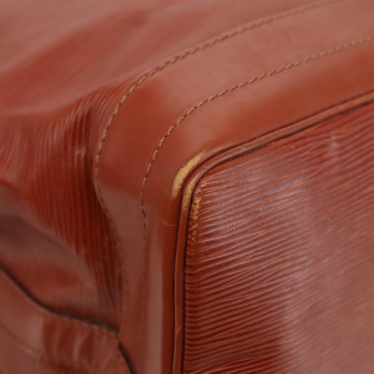 LOUIS VUITTON Epi Noe Shoulder Bag Brown M44028 LV Auth 105871