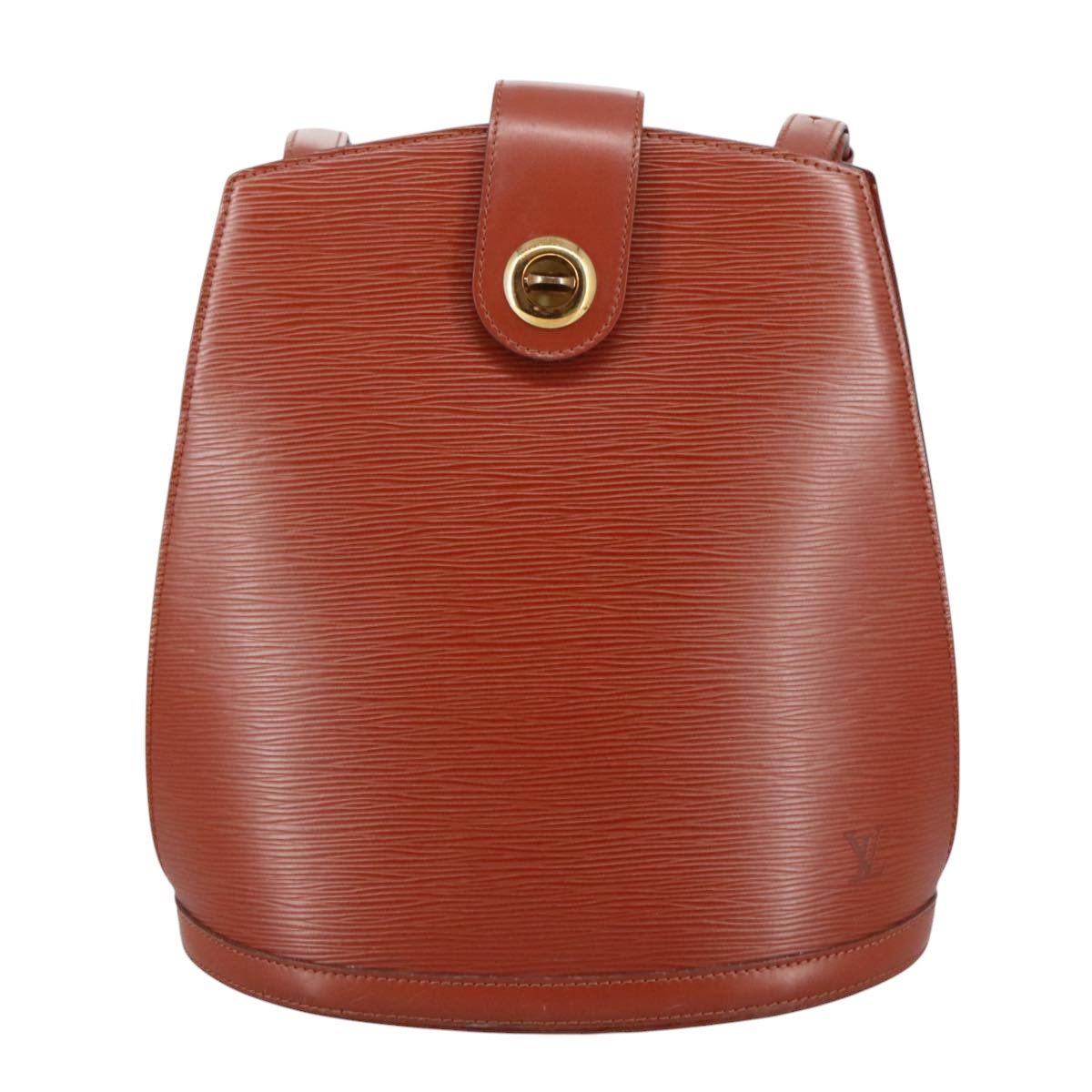 LOUIS VUITTON Epi Cluny Shoulder Bag Brown M52253 LV Auth 105898