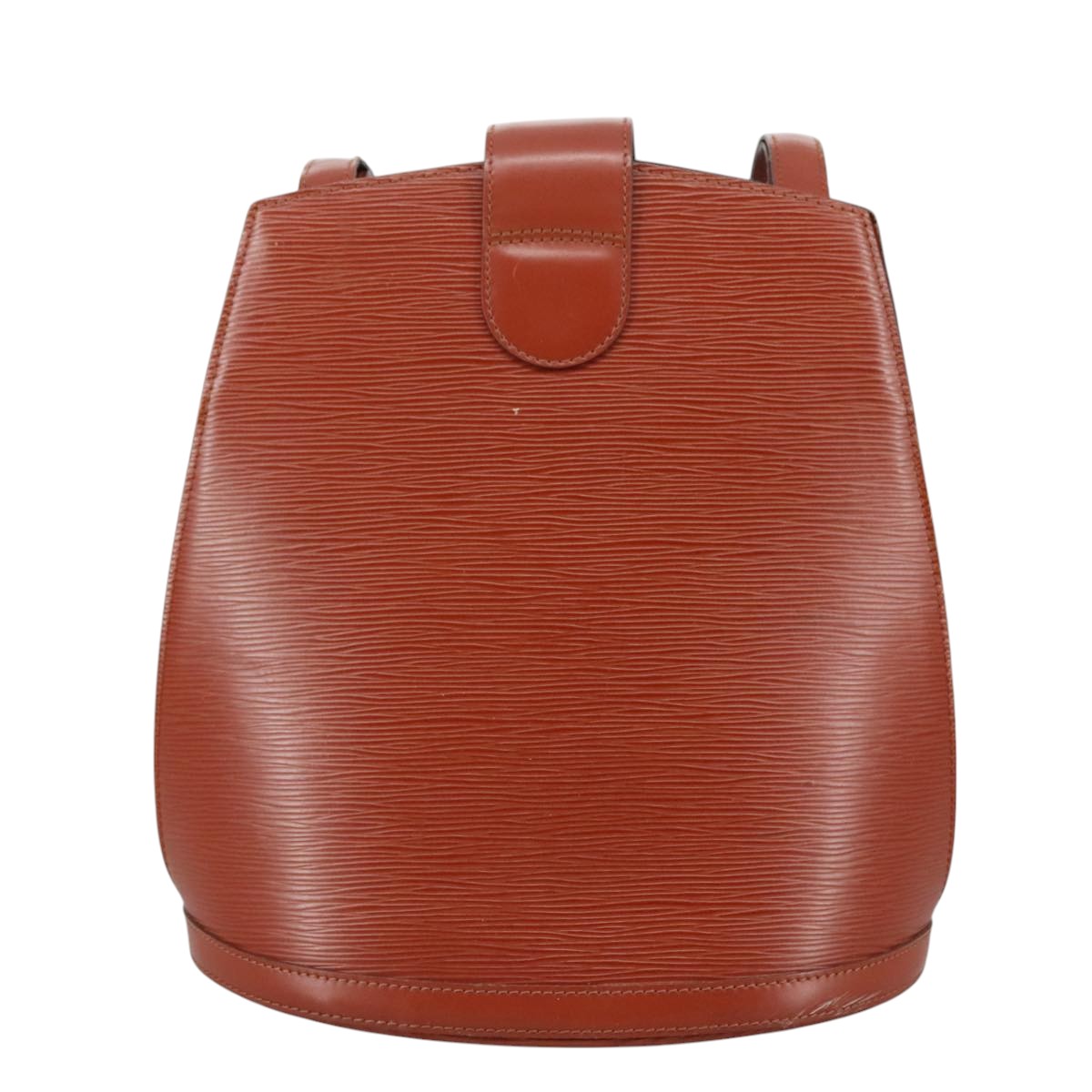 LOUIS VUITTON Epi Cluny Shoulder Bag Brown M52253 LV Auth 105898