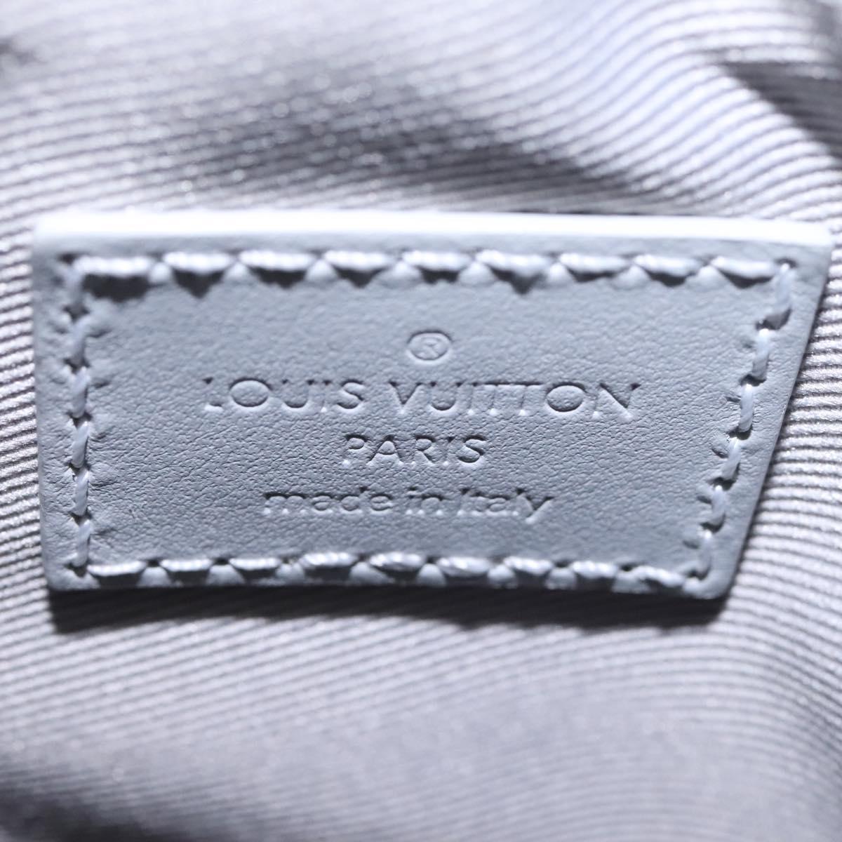 LOUIS VUITTON Monogram White Chalk Nanobag Shoulder Bag Gray M44631 Auth 105949SAM