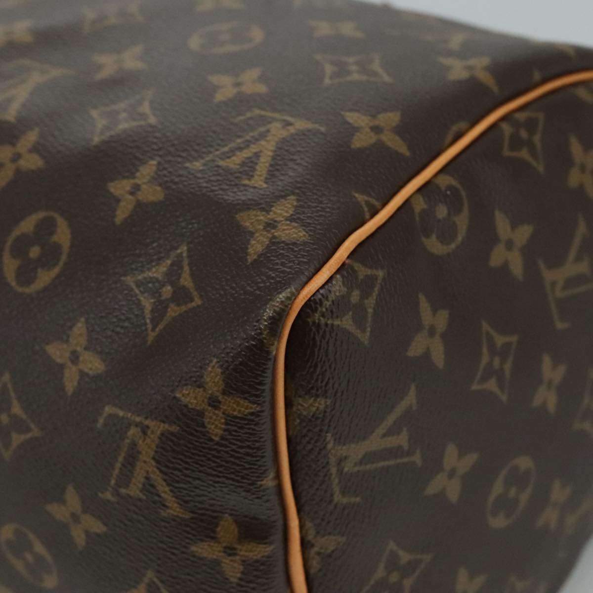 LOUIS VUITTON Monogram V Line Speedy 30 Hand Bag M41533 LV Auth 105968A